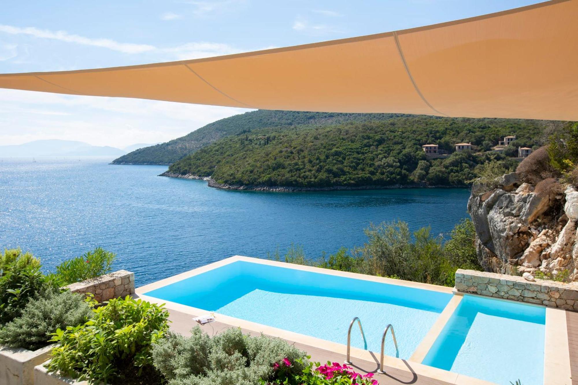 Villa Kalamos - Modern Villa In Sivota Bay With Direct Access To Sea ภายนอก รูปภาพ
