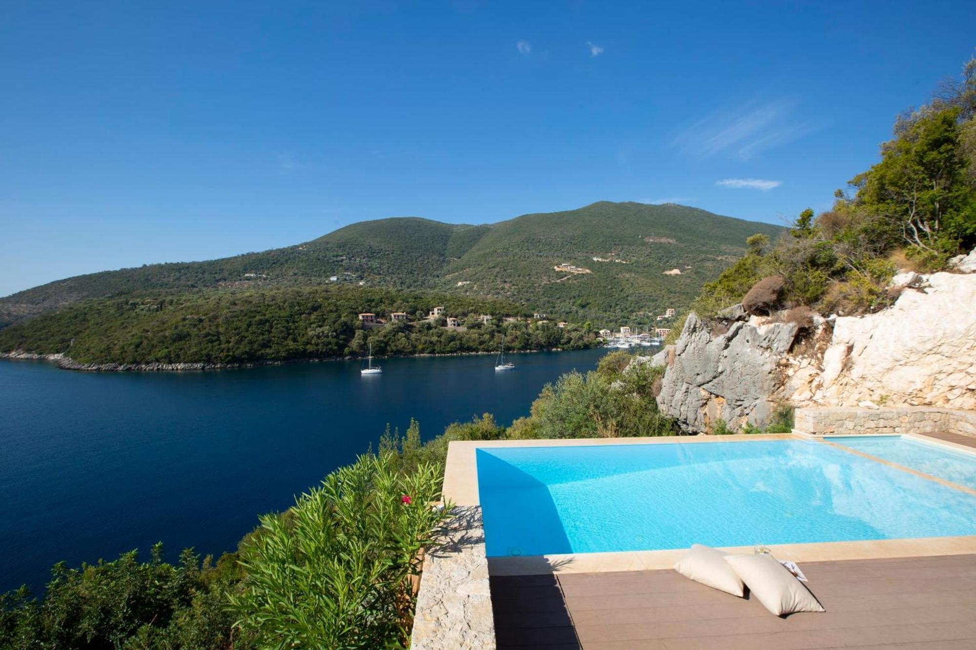 Villa Kalamos - Modern Villa In Sivota Bay With Direct Access To Sea ภายนอก รูปภาพ
